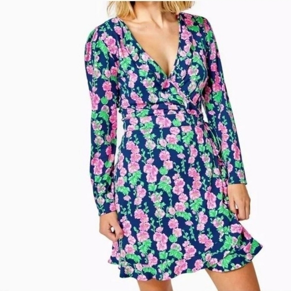Lilly Pulitzer Dresses & Skirts - NWT Lilly Pulitzer Mirelle Romper De Vine Floral Dress sz XS